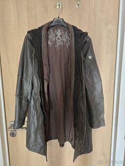Dámský kožený kabát vel. XL - 2