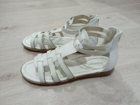 Dívčí/dětské sandály, bílé, vel. 34 - 2