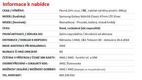 Samsung Galaxy Watch6 Watch 6 Classic 47mm LTE Silver ROZBAL - 2