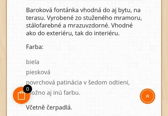Fontána Barokni - 2