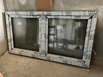 Plastové okno VEKA, 180x97, trojsklo, antracit - 2