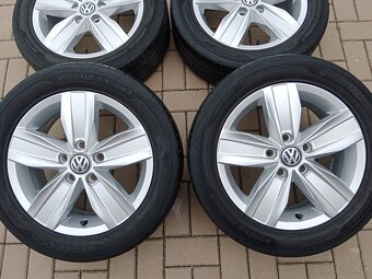 alu kola 5x112 r16 VW Caddy a letní 205/55/16 - 2