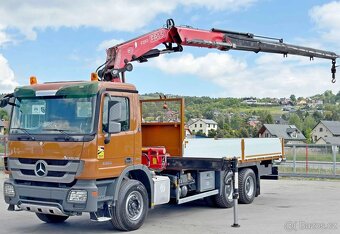 Mercedes-Benz Actros 3336 - 6x4 - Valník + HR-FASSI F290A.22 - 2
