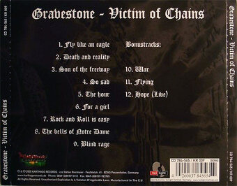 CD Gravestone – Victim Of Chains 1984 - 2