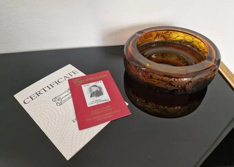Vzácný sběratelský popelník s rytinou - EGERMANN - 2