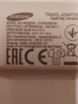 Nabíječka Samsung, nový datový kabel - 2