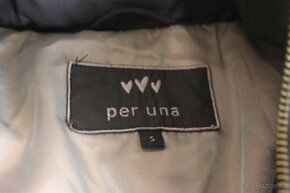 Dámská bunda vel. S, temně tmavomodrá. Odepínací kapuce. Tém - 2