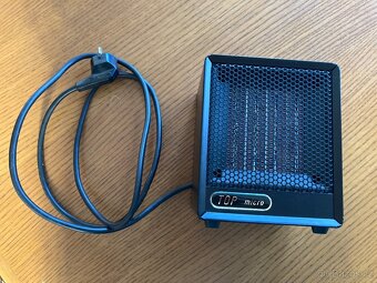 Malý přenosný ventilátorový ohřívač/teplovzdušný ventilátor - 2