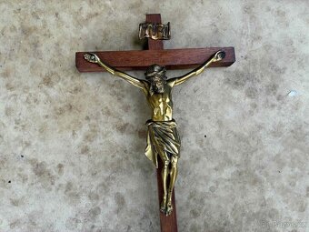 Starožitný velký krucifix - 2