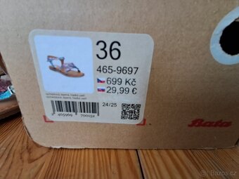 dívčí sandále vel.36 - Baťa - 2