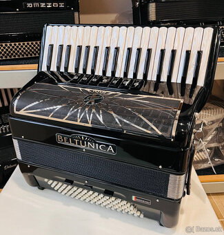 Nový akordeón Beltunica Proffesionall- III- 96 basový- krásn - 2