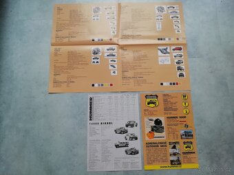 Hummer H1, H2, H3 - CZ prospekt / plakát - doprava v ceně - 2