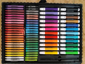 Malířská sada v kufru, 168 ks - 2