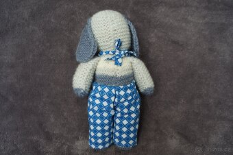 Nová pletená hračka - pejsek - 2