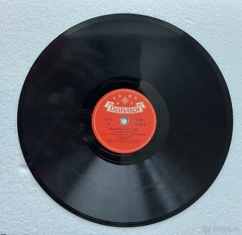 Stará gramofonová deska šelaková, 78ot./min. POLYDOR - 2