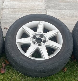 4x Alu kola SEAT 195/65 R15 s letni pneu - 2