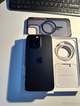 iPhone 15 Pro Max 256GB, modrý titan, v záruce v Datart - 2