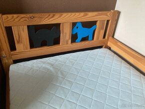 Dětská dřevěná postel Ikea Kritter 160x70cm - 2