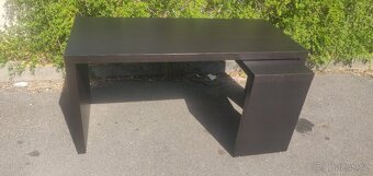 Psací stůl s výsuvnou deskou, MALM IKEA - 2