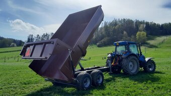 Traktorový návěs,Vlek za Traktor,Vlečka,Přívěs,Dumper 10t - 2