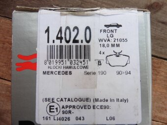 1. díly na Mercedes Benz 190 W201 a W123 - 2