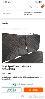 Podlozka pod autosedacku - 2