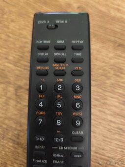 Dálkové ovládání Sony RM r52 pro Cd rekordér,čti popis - 2