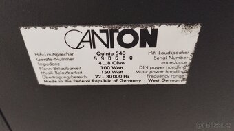 CANTON QUINTO 540 - bastl - 2