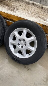 Alu kola Mercedes W220 7,5Jx16 ET46 5x112 – originál disky - 2