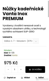 Kadeřnické nůžky a kadeřnické efilační nůžky - 2