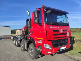 TATRA Phoenix 8x6 - nosič kontejnerů + SILNÁ hydraul. ruka - 2