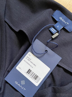 Zavinovací tmavě modré šaty Gant, vel. L - 2