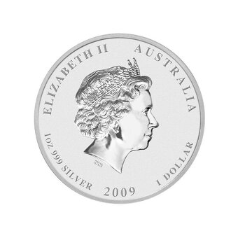 Stříbrná mince 1 Oz Lunar Series II Year of the Ox 2009 - 2