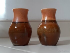 keramické vázičky - 2 kusy - 2