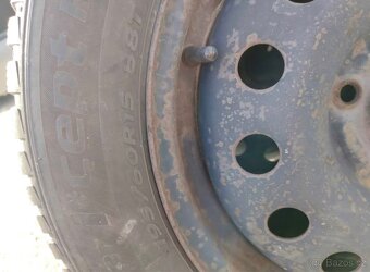 Plechové Disky Sada 4x108 15" - Zimní pneu 195/60/R15 - 2