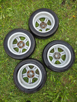 Sada kol R14 - 4x100; 54,1mm; 5,5J; letní pneu 165/65 79T - 2