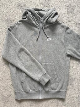 Šedá pánská mikina Nike se zipem, vel. S - 2