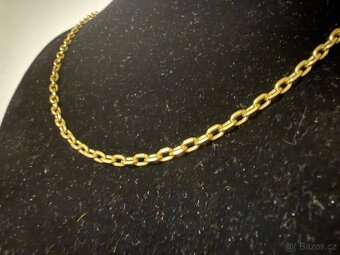 Zlatý řetízek Anker s křížkem 24,91g 585/1000 - 2