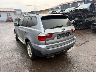 Bmw x3 e83 facelift 2.0d 110kw Silbergrau na díly - 2
