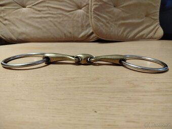 Stihlové udidlo 2x lomené, 12,5cm - 2