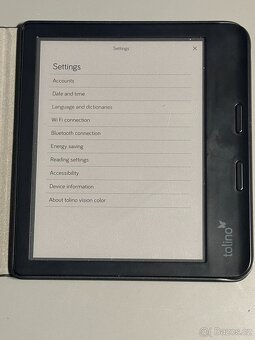 Čtečka knih Tolino Vision Color 32GB černá + obal - 2