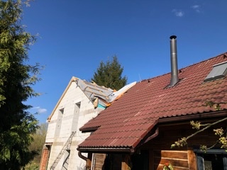 Betonové tašky Bramac - červenohnědá - 2