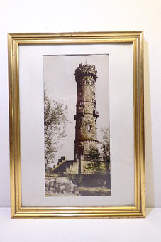 Děčín-Sněžník- Rozhledna - velké staré Foto  - 2