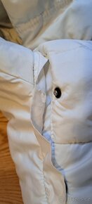 DÍVČÍ BÍLÁ BUNDA vel. 134-140 - 2