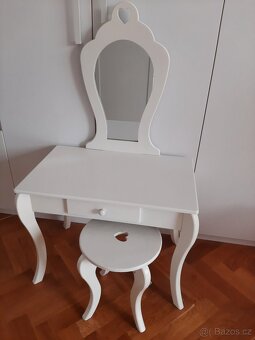 Dětský stoleček + židle ECOToys bílý - 2