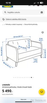 PRODÁM POHOVKU LINANÄS - 2