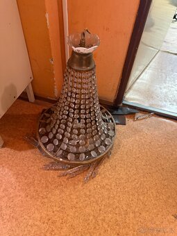 Retro křišťálové lustry (2 ks) - 2