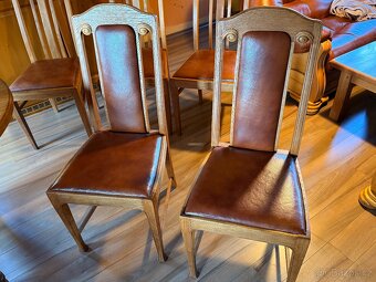 Kozene masivni zidle do chalupy - 2