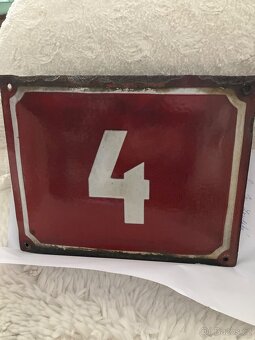 Smaltované cedule - 2