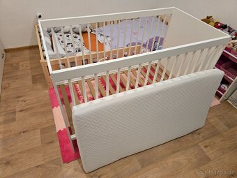 Dětská postýlka 120x60 cm Klups Dalia White - 2